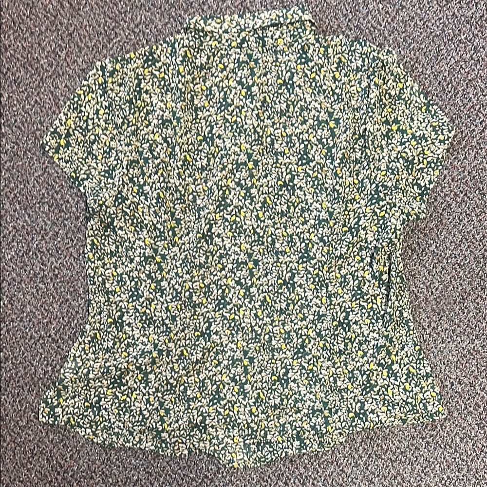 Smak Parlour Gold & Green Blouse - Picture 7 of 7